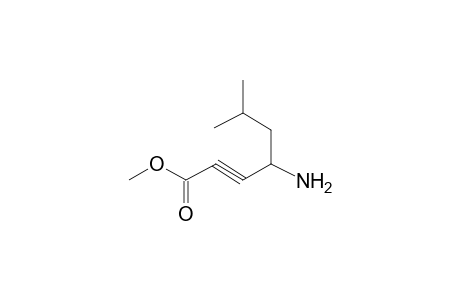 Methyl 4-amino-6-methyl-2-heptynoate