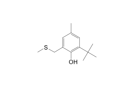 2-tert-Butyl-4-methyl-6-[(methylthio)methyl]phenol