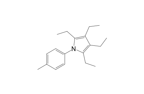 2,3,4,5-Tetraethyl-1-(p-tolyl)-1H-pyrrole