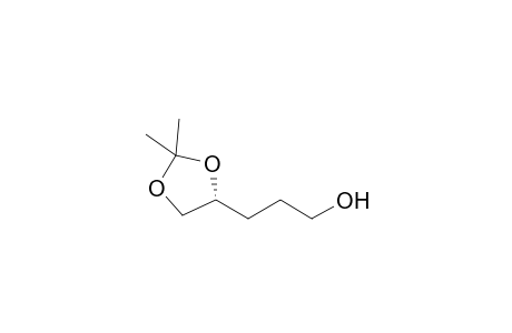 3-[(4R)-2,2-dimethyl-1,3-dioxolan-4-yl]-1-propanol