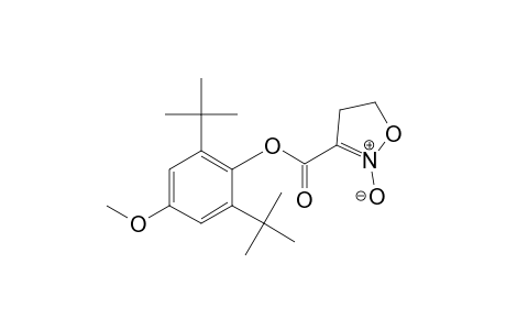 3-Isoxazolecarboxylic acid, 4,5-dihydro-, 2,6-bis(1,1-dimethylethyl)-4-methoxyphenyl ester, 2-oxide