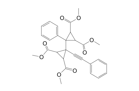 Tetramethyl 3-phenyl-3'-(2-phenylethynyl)-3,3'-biscyclopropyl-1,1',2,2'-tetracarboxylate