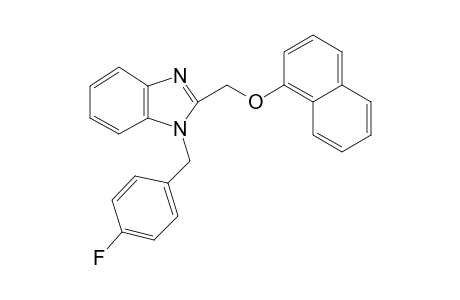 1-(4-fluorobenzyl)-2-(1-naphthoxymethyl)benzimidazole