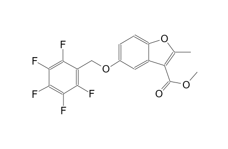 methyl 2-methyl-5-[(2,3,4,5,6-pentafluorobenzyl)oxy]-1-benzofuran-3-carboxylate