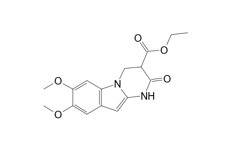 7,8-dimethoxy-2-oxo-1,2,3,4-tetrahydropyrimido[1,2-a]indole-3-carboxylic acid, ethyl ester