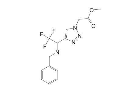 METHYL-2-[4-[1-(BENZYLAMINO)-2,2,2-TRIFLUOROETHYL]-1H-1,2,3-TRIAZOL-1-YL]-ACETATE