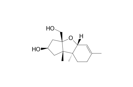 3ah-cyclopenta(b)benzofuran-3a-methanol, 1,2,3,4a,7,8,8a,8b-octahydro-2-hydroxy-6,8a,8b-trimethyl-, (2R-(2alpha,3abeta,4abeta,8aalpha,8bbeta))-