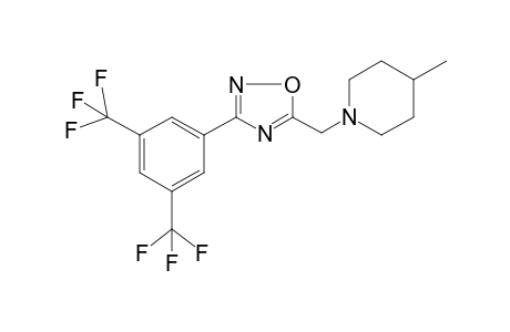 1,2,4-Oxadiazole, 3-[3,5-bis(trifluoromethyl)phenyl]-5-(4-methyl-1-piperidylmethyl)-