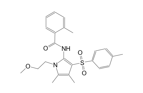 benzamide, N-[1-(2-methoxyethyl)-4,5-dimethyl-3-[(4-methylphenyl)sulfonyl]-1H-pyrrol-2-yl]-2-methyl-