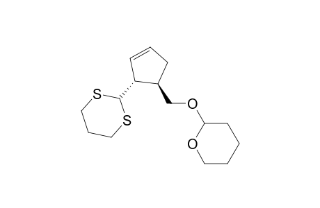 1,3-Dithiane, 2-[5-[[(tetrahydro-2H-pyran-2-yl)oxy]methyl]-2-cyclopenten-1-yl]-, [1S-(1.alpha.,5.beta.)]-