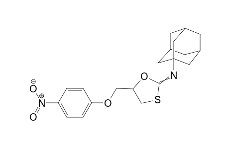 N-(1-Adamantyl)-5-(4-nitrophenoxy)methyl-1,3-oxathiolane-2-imine