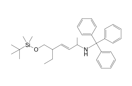 N-Trityl-5-amino-1-(tert-butyldimethylsilyloxy)-2-ethyl-3-hexene