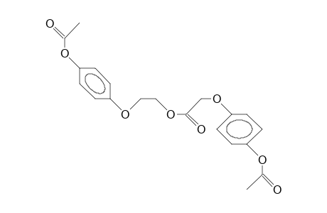 (4-Acetoxy-phenoxy)-acetic acid, 2-(4-acetoxy-phenoxy)-ethyl ester