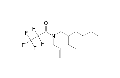 Pentafluoropropionamide, N-allyl-N-(2-ethylhexyl)-