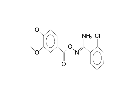 alpha-(3,4-dimethoxybenzoyloxyimino)-alpha-amino-2-chlorotoluene
