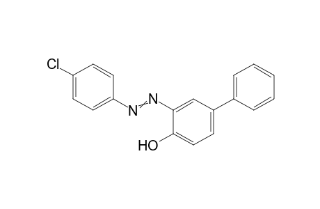 3-((4-chlorophenyl)diazenyl)biphenyl-4-ol
