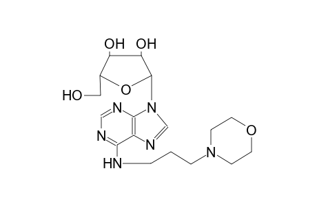 2-(hydroxymethyl)-5-(6-((3-morpholinopropyl)amino)-9H-purin-9-yl)tetrahydrofuran-3,4-diol