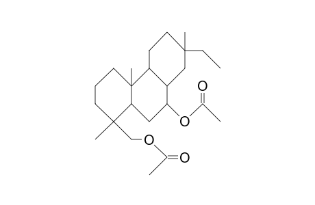 15,16-Dihydro-8,13-di-epi-pimarane-7a,18-diol diacetate
