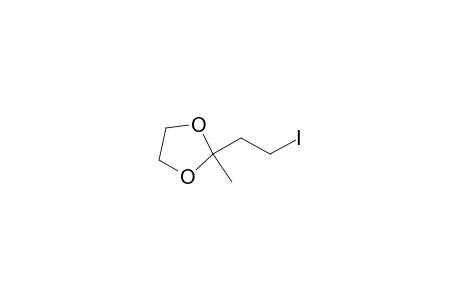 1,3-Dioxolane, 2-(2-iodoethyl)-2-methyl-