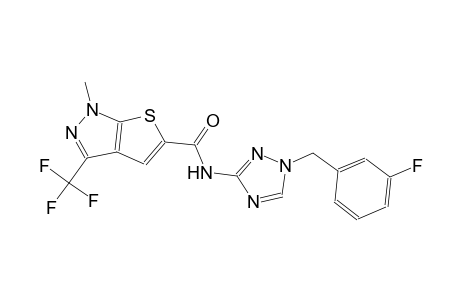 1H-thieno[2,3-c]pyrazole-5-carboxamide, N-[1-[(3-fluorophenyl)methyl]-1H-1,2,4-triazol-3-yl]-1-methyl-3-(trifluoromethyl)-