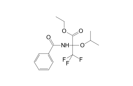 Propanoic acid, 2-(benzoylamino)-3,3,3-trifluoro-2-(1-methylethoxy)-, ethyl ester