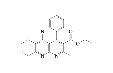 ETHYL-5-AMINO-6,7,8,9-TETRAHYDRO-2-METHYL-4-PHENYLBENZO-[1,8]-NAPHTHYRIDINE-3-CARBOXYLATE