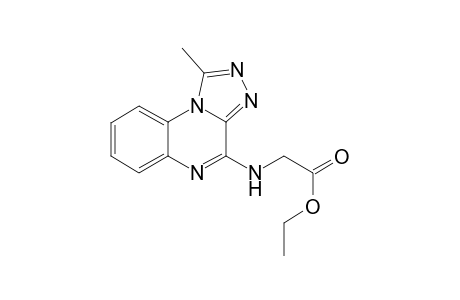 (1-Methyl-[1,2,4]triazolo[4,3-a]quinoxalin-4-ylamino)acetic acid, ethyl ester