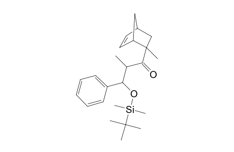 exo-5-(syn-(2,3)-3-dimethyltertbutylsiloxy-2-methyl-3-phenyl-1-propanon-1-yl)-endo-5-methylbicyclo[2.2.1]hept-2-ene