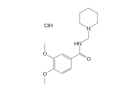N-(PIPERIDINOMETHYL)VERATRAMIDE, HYDROCHLORIDE
