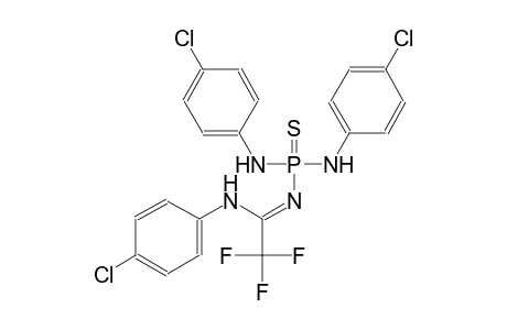 (Z)-N'-(bis((4-chlorophenyl)amino)phosphorothioyl)-N-(4-chlorophenyl)-2,2,2-trifluoroacetimidamide