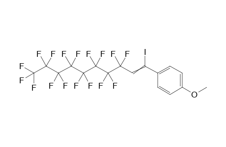 1-(3,3,4,4,5,5,6,6,7,7,8,8,9,9,10,10,10-heptadecafluoro-1-iododec-1-enyl)-4-methoxybenzene