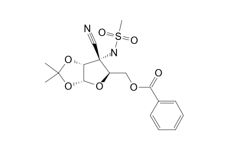 3-AMINO-5-O-BENZOYL-3-C-CYANO-3-DEOXY-1,2-O-ISOPROPYLIDENE-3-N-METHANESULFONYL-ALPHA-D-RIBOFURANOSE