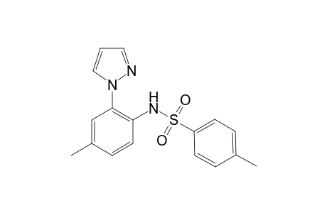 4-Methyl-N-{4-methyl-2-(1H-pyrazol-1-yl)phenyl} benzenesulfonamide