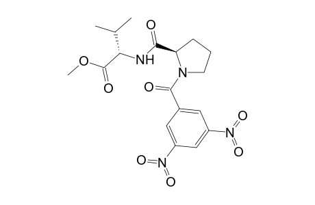 (S)-N-[(R)-N-(3,5-Dinotrobenzoyl)prolyl]valine methyl ester