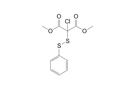 Dimethyl 2-chloro-2-(phenyldithio)propandioate