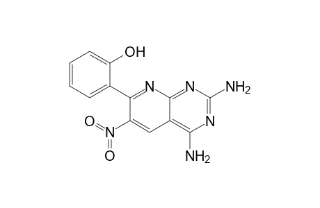 2-(2,4-Diamino-6-nitropyrido[2,3-d]pyrimidin-7-yl)phenol