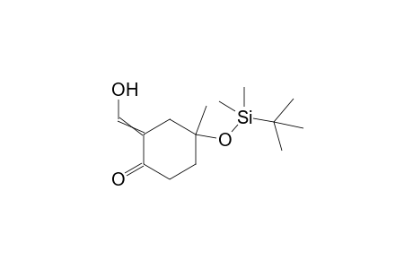 4-((tert-Butyldimethylsilyl)oxy)-2-(hydroxymethylene)-4-methylcyclohexanone