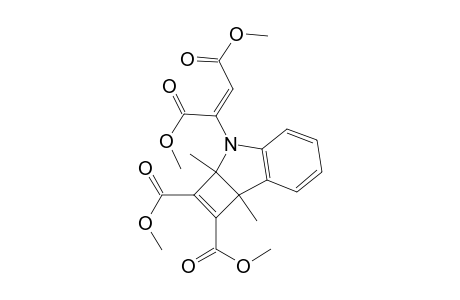 3H-Cyclobut[b]indole-1,2-dicarboxylic acid, 2a,7b-dihydro-3-[3-methoxy-1-(methoxycarbonyl)-3-oxo-1-propenyl]-2a,7b-dimethyl-, dimethyl ester, (E)-