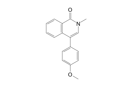 4-(4-methoxyphenyl)-2-methyl-1(2H)-isoquinolinone