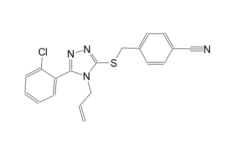 4-({[4-allyl-5-(2-chlorophenyl)-4H-1,2,4-triazol-3-yl]sulfanyl}methyl)benzonitrile