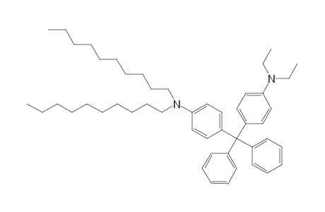 Benzenamine, 4-[[4-(didecylamino)phenyl]diphenylmethyl]-N,N-diethyl-