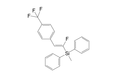 (E)-[1-Fluoro-2-[4'-(trifluoromethyl)phenyl]vinyl]methyldiphenylsilane