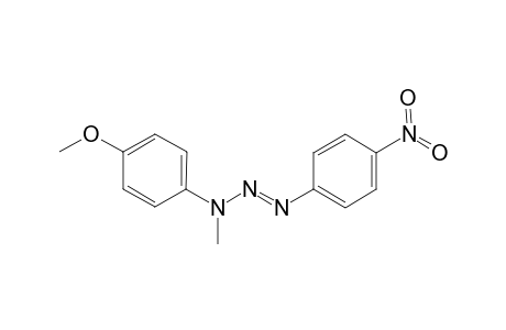 1-[4'-Nitrophenyl]-3-[(4'-methoxyphenyl)-3-methyltriazene