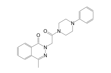 4-methyl-2-[2-oxo-2-(4-phenyl-1-piperazinyl)ethyl]-1(2H)-phthalazinone