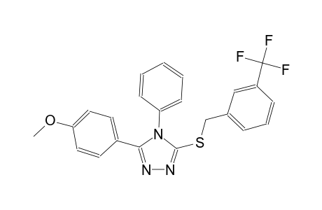 methyl 4-(4-phenyl-5-{[3-(trifluoromethyl)benzyl]sulfanyl}-4H-1,2,4-triazol-3-yl)phenyl ether