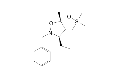 TRANS-2-BENZYL-3-ETHYL-5-METHYL-5-(TRIMETHYLSILOXY)-ISOXAZOLIDINE