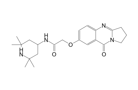 acetamide, 2-[(1,2,3,9-tetrahydro-9-oxopyrrolo[2,1-b]quinazolin-7-yl)oxy]-N-(2,2,6,6-tetramethyl-4-piperidinyl)-