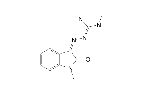 (E)-1,N-DIMETHYL-2-(1,2-DIHYDRO-2-OXO-3H-INDOL-3-YLIDENE)-HYDRAZINE-CARBOXIMID-AMIDE