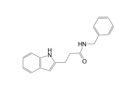 1H-indole-2-propanamide, N-(phenylmethyl)-