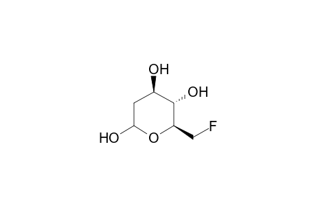 2,4,5-Trihydroxy-6-(fluoromethyl)-tetrahydropyran